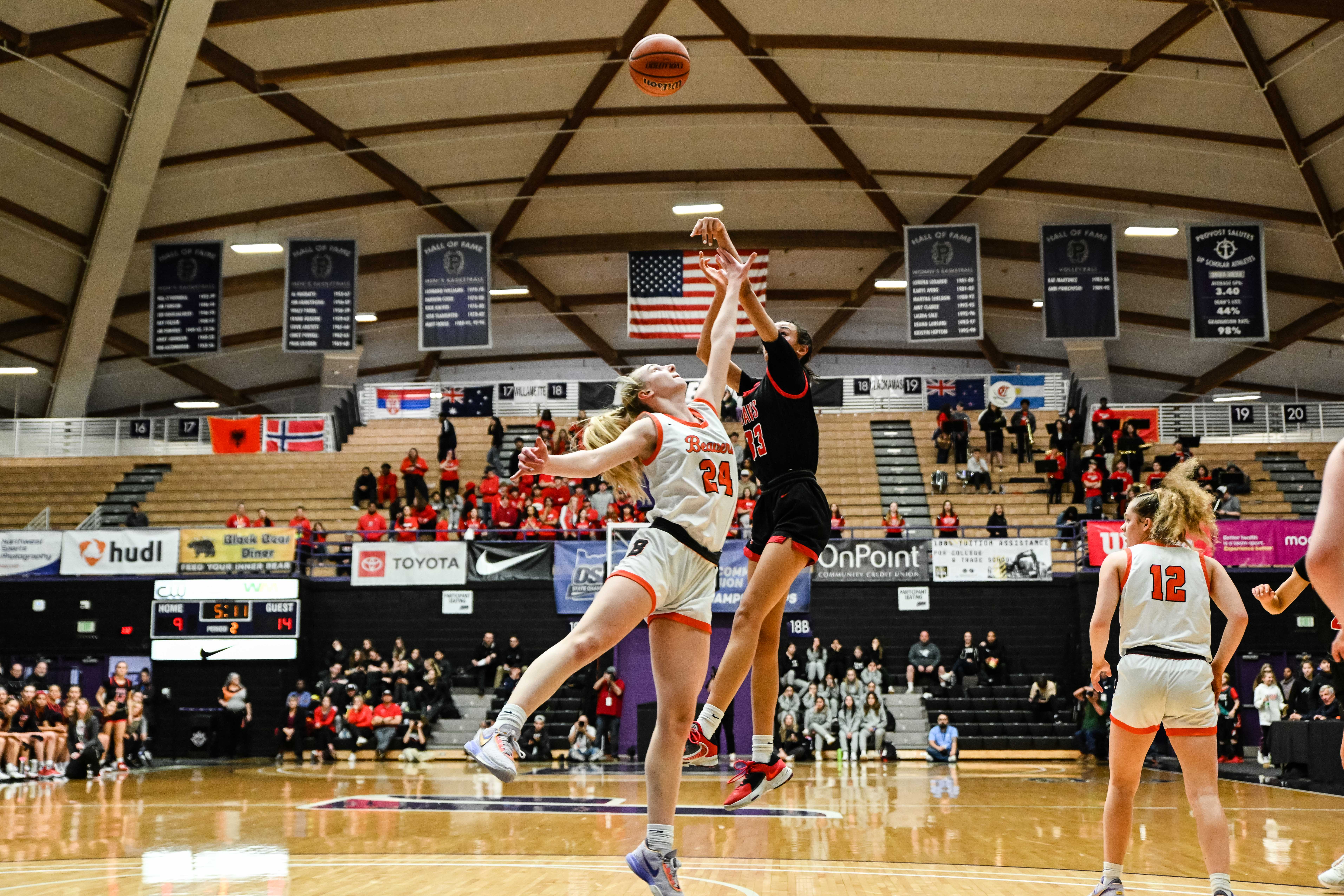 Clackamas Beaverton 6A Oregon girls basketball quarterfinal Naji Saker 1 -50